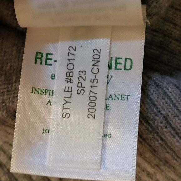 J.Crew 100% Cashmere Grey Cropped V-Neck Cardigan, Quiet Luxury, Old Money, Sz M - Picture 11 of 11